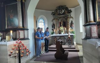 Mininstranten Böbingen bei der Beiswanger Andacht