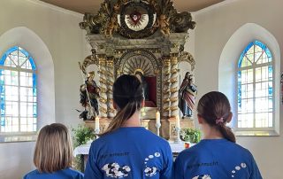 Mininstranten Böbingen bei der Beiswanger Andacht