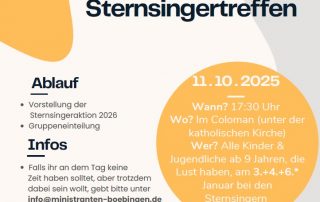 Sternsingertreffen 11.10.2025