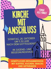 Kirche mit Anschluss Plakat für Heubach