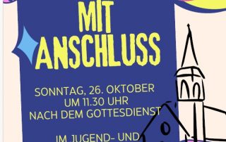 Kirche mit Anschluss Plakat für Heubach