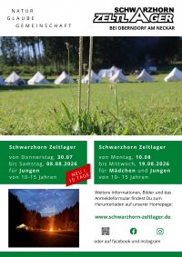 Schwarzhorn-Zeltlager 2026