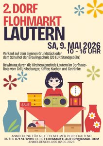 Lautern Dorfflohmarkt am 09.05.2026 Plakat